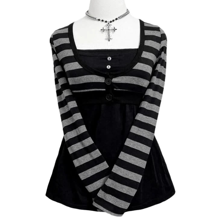 Fashion Preppy Shirts Advanced Cute Y2K Women Clothing Slim Classic Short Sleeve Tee Tide Aesthetic Slim Vintage Classic Tops