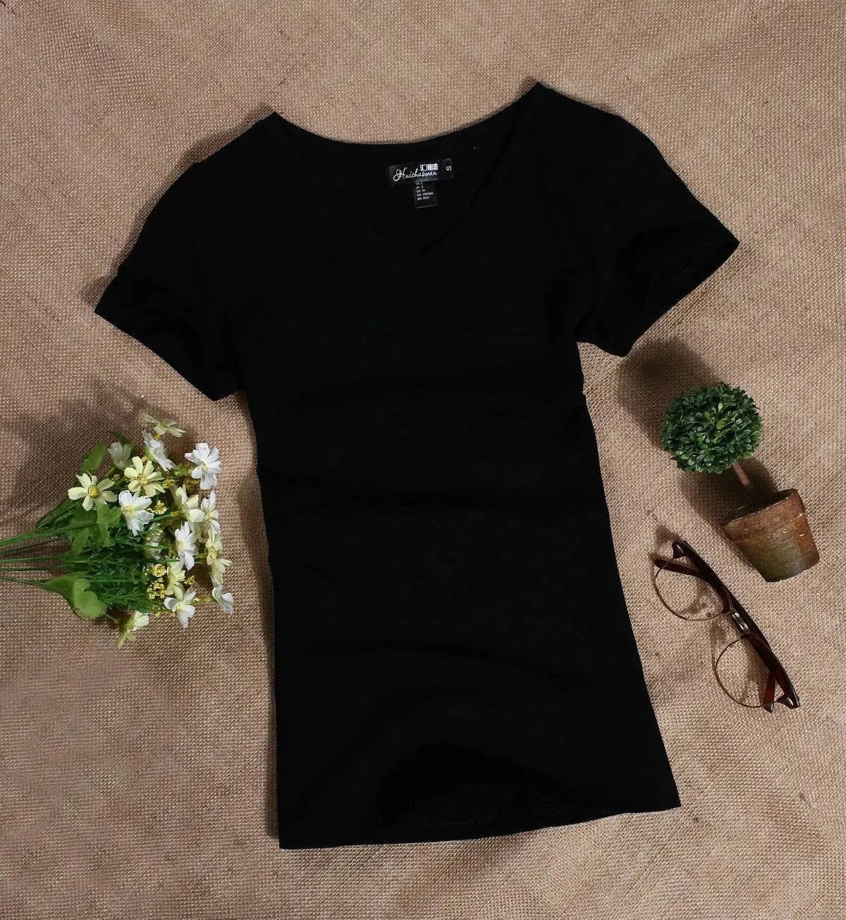 MRMT 2026 Women's T Shirt Casual Women Short Sleeved Slim Solid Color Simple Pure Tees Womens T-Shirt For Female Women T shirts